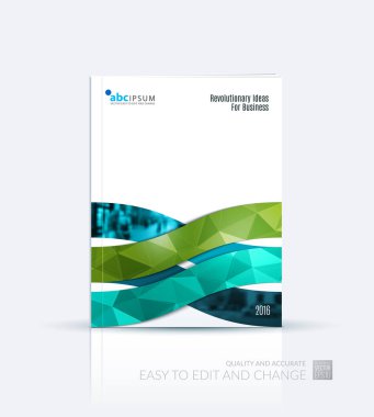 İş vektör. Broşür şablonu düzeni, kapak tasarım yıllık r