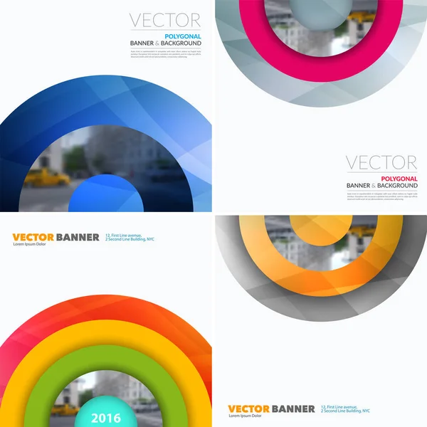 Elementos de design de vetor de negócios para layout gráfico. Abstrato moderno — Vetor de Stock