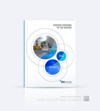 İş vektör. Broşür şablonu düzeni, kapak tasarım yıllık r