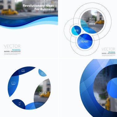 İş vektör tasarım öğeleri için grafik düzeni. Modern abstr