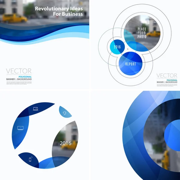 Elementos de design de vetor de negócios para layout gráfico. Abstrato moderno — Vetor de Stock