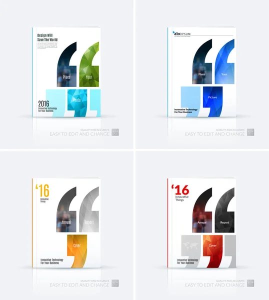 Vettore d'affari. Brochure layout modello, coprire il design moderno a — Vettoriale Stock