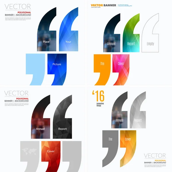 Elementos de design de vetor de negócios para layout gráfico. Abstrato moderno — Vetor de Stock