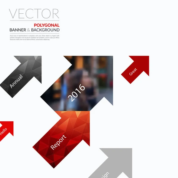Üzleti vector design elemek grafikai elrendezés. Modern abstr — Stock Vector