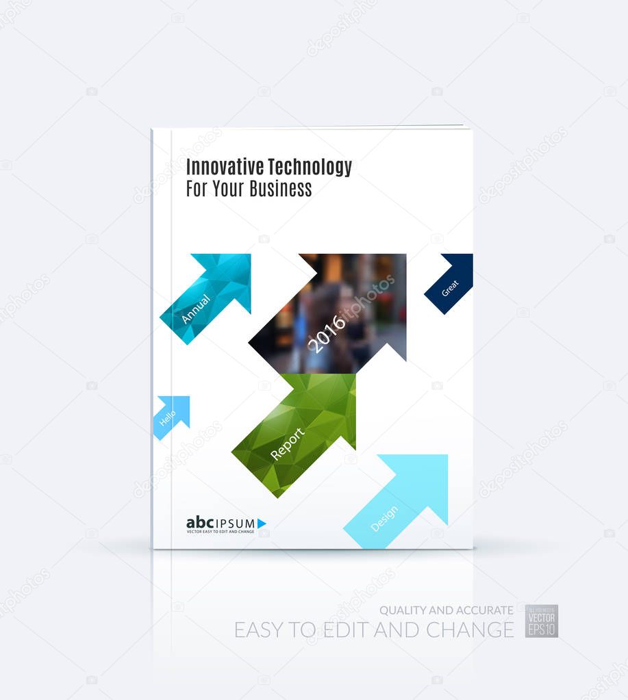 Business vector. Brochure template layout, cover modern design a