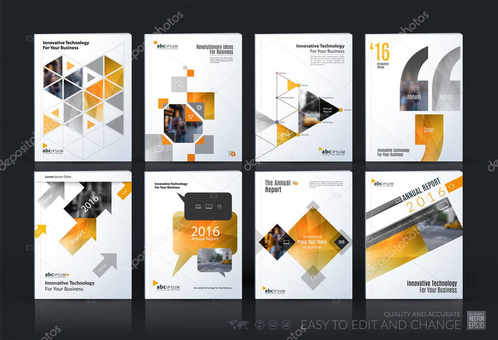 Business vector template mega set. Brochure layout, cover modern