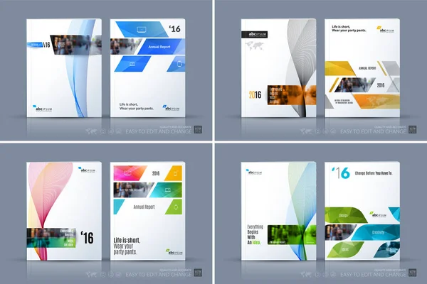 Plantilla de vector empresarial. Diseño de folleto, cubrir el diseño moderno a — Archivo Imágenes Vectoriales