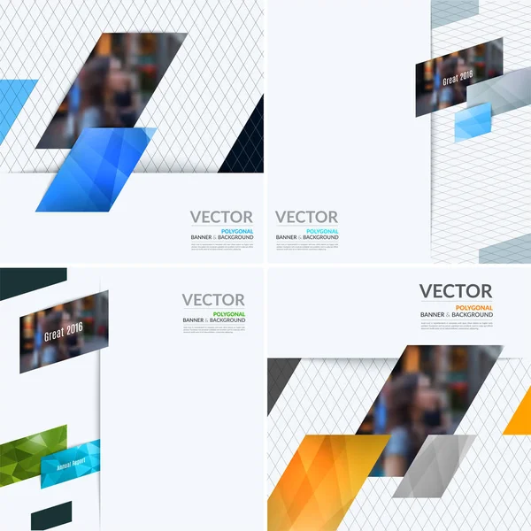 Elementos de diseño de vectores de negocio para diseño gráfico. Abstenerse moderno — Vector de stock