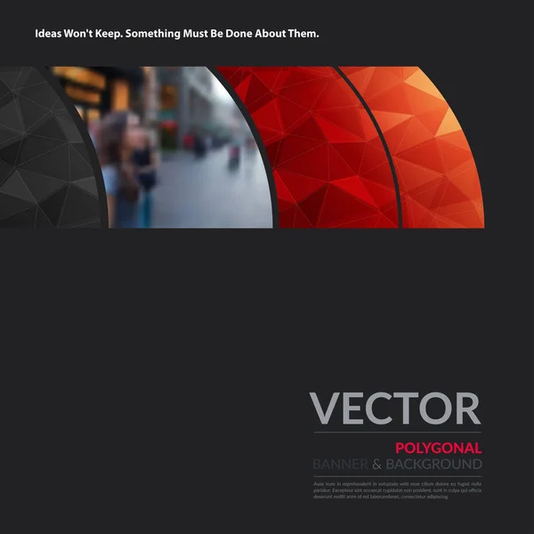İş vektör tasarım öğeleri için grafik düzeni. Modern abstr — Stok Vektör