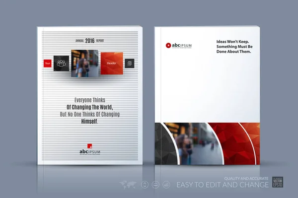 İş vektör şablonu. Broşür düzen, kapak modern tasarımı bir