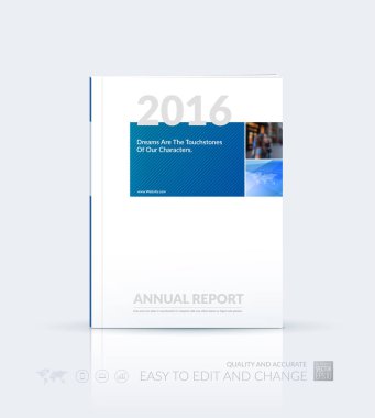 İş vektör şablonu. Broşür tasarımı, kapak modern düzen bir