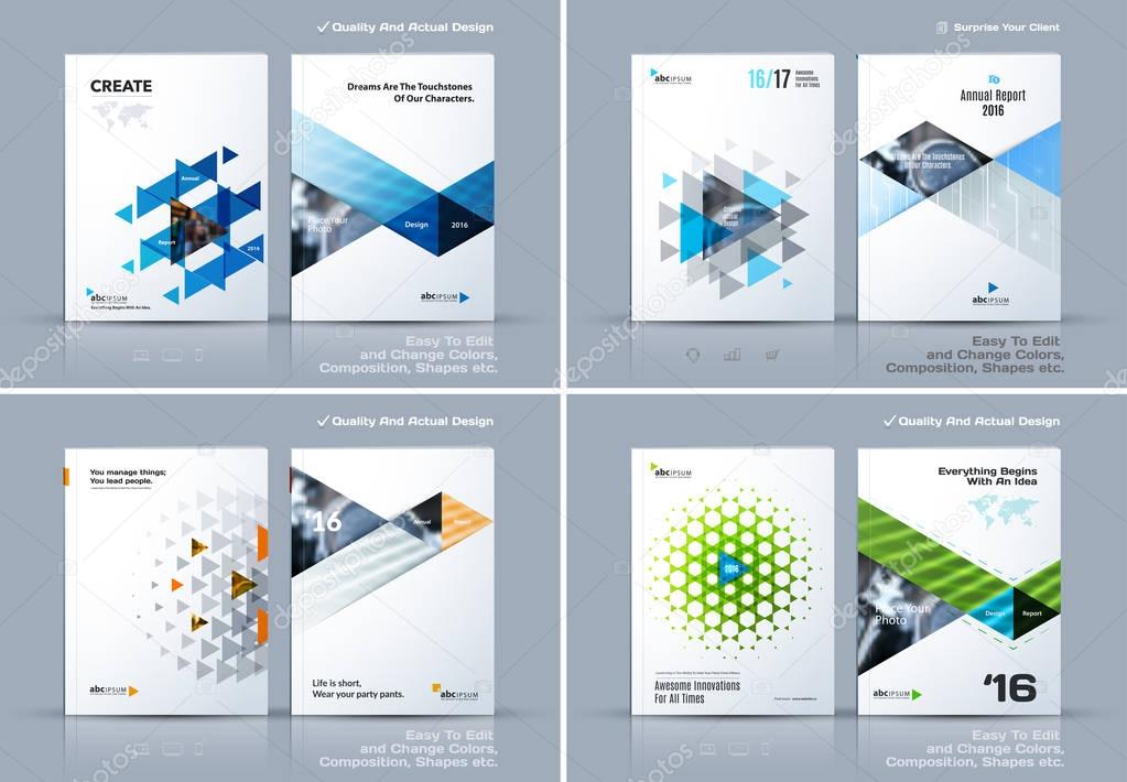 Business abstract vector template. Brochure design, cover modern