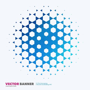 İş vektör tasarım öğeleri için grafik düzeni. Modern abstr