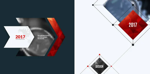 Elementi di design vettoriale per il layout grafico. Astensione moderna — Vettoriale Stock