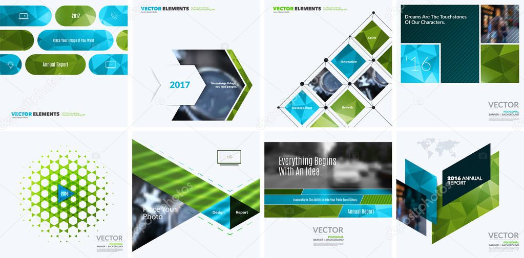 Business vector design elements for graphic layout. Modern abstr