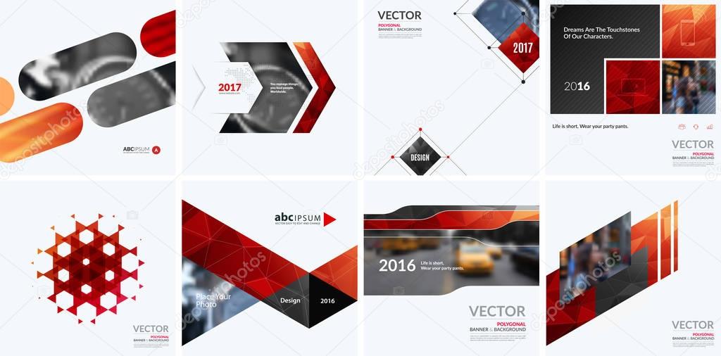 Business vector design elements for graphic layout. Modern abstr