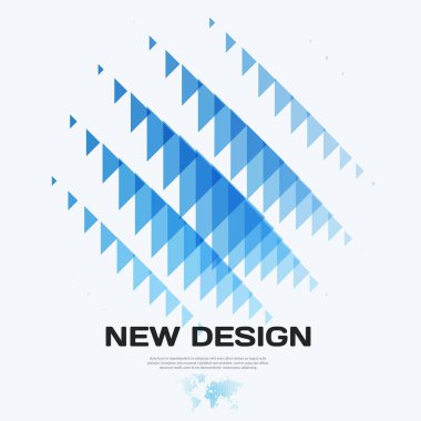 Soyut vektör tasarım arka plan üçgen ile