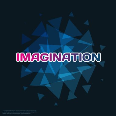 Soyut vektör tasarım arka plan üçgen ile