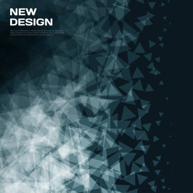 Soyut vektör tasarım arka plan üçgen ile