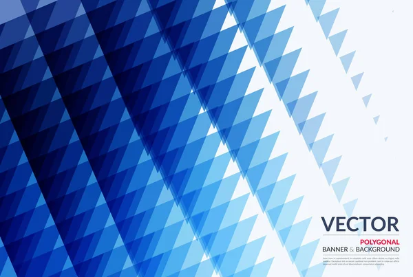 Abstrakte Vektor-Design Hintergrund mit Dreiecken — Stockvektor