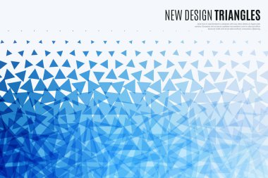Soyut vektör tasarım arka plan üçgen ile