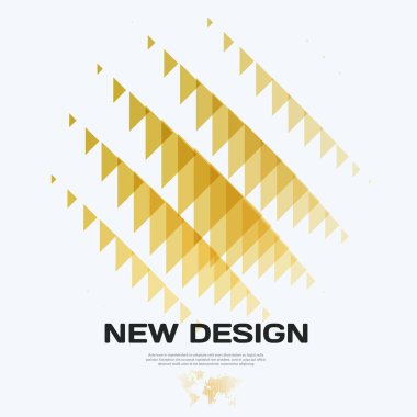 Soyut vektör tasarım arka plan üçgen ile