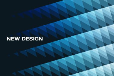 Soyut vektör tasarım arka plan üçgen ile