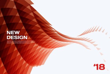 Soyut vektör tasarım arka plan üçgen ile