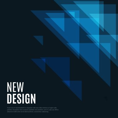 Soyut vektör tasarım arka plan üçgen ile