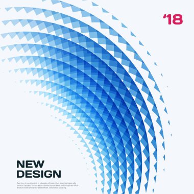 Soyut vektör tasarım arka plan üçgen ile