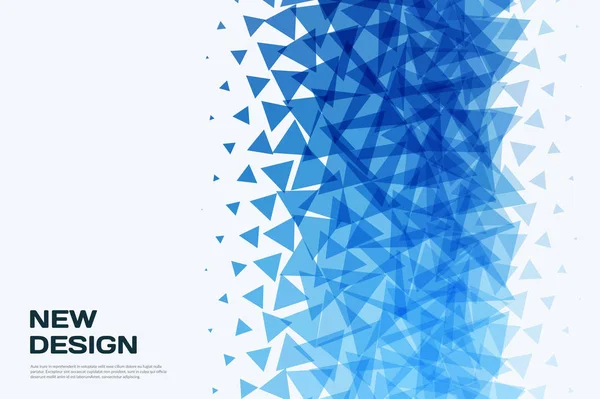 Soyut vektör tasarım arka plan üçgen ile