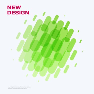 Soyut vektör tasarım öğeleri için grafik düzeni.