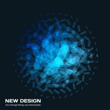 Soyut vektör tasarım öğeleri için grafik düzeni.