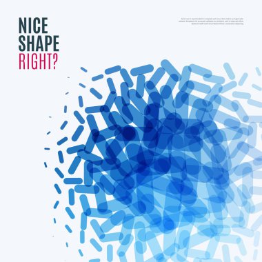 Soyut vektör tasarım öğeleri için grafik düzeni.