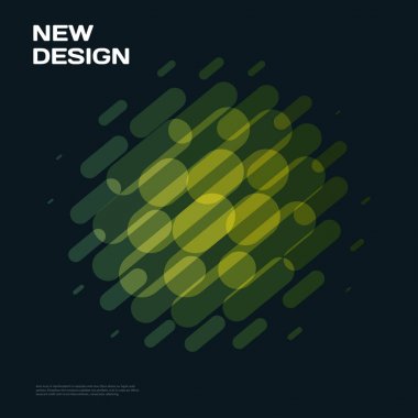 Soyut vektör tasarım öğeleri için grafik düzeni.