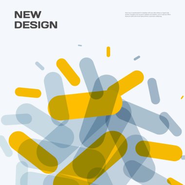 Soyut vektör tasarım öğeleri için grafik düzeni.