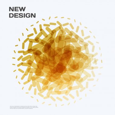 Soyut vektör tasarım öğeleri için grafik düzeni.