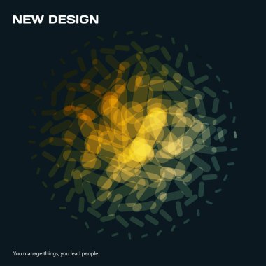 Soyut vektör tasarım öğeleri için grafik düzeni.