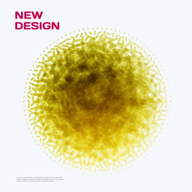 Soyut vektör tasarım öğeleri için grafik düzeni.