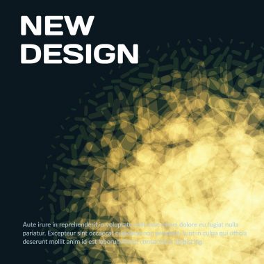 Soyut vektör tasarım öğeleri için grafik düzeni.