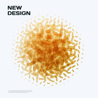 Soyut vektör tasarım öğeleri için grafik düzeni.