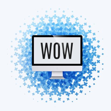 Soyut vektör tasarım öğeleri ile çapraz