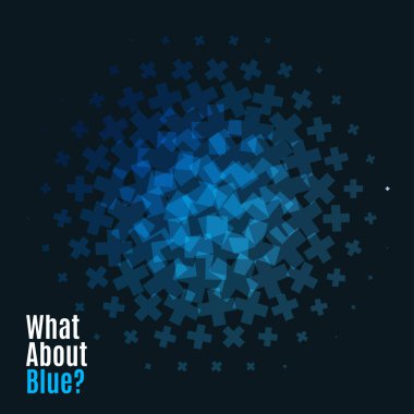 Soyut vektör tasarım öğeleri ile çapraz