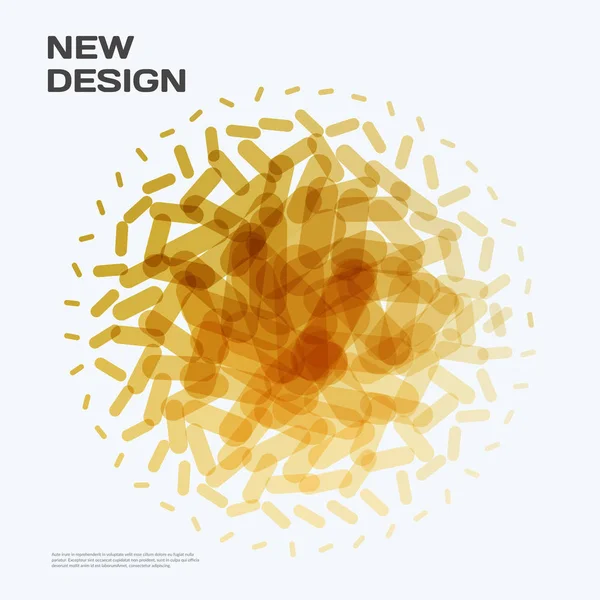 Soyut vektör tasarım öğeleri için grafik düzeni.