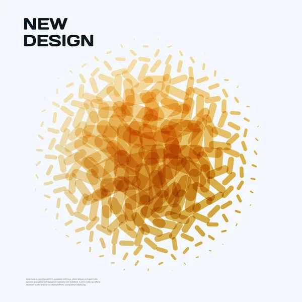 Soyut vektör tasarım öğeleri için grafik düzeni.