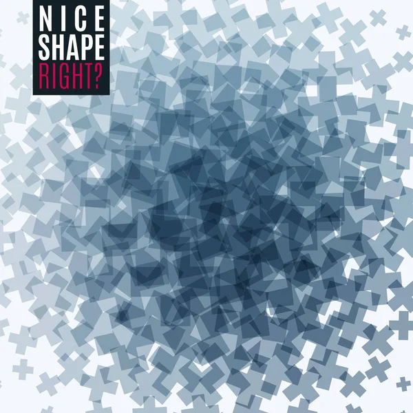 Soyut vektör tasarım öğeleri ile çapraz