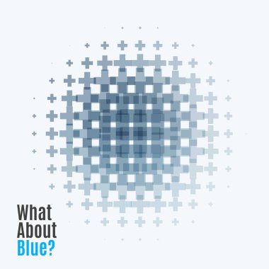 Soyut vektör tasarım öğeleri ile çapraz