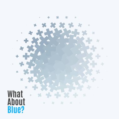 Soyut vektör tasarım öğeleri ile çapraz