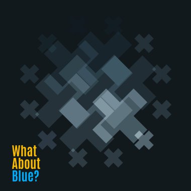 Soyut vektör tasarım öğeleri ile çapraz