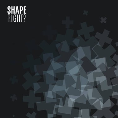 Soyut vektör tasarım öğeleri ile çapraz